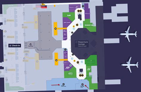 heathrow airport terminal 2 map